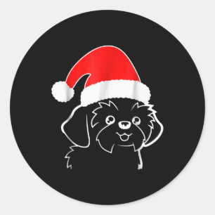 Shih Tzu Lovers   sjiitische Tzu Ugly kerstcadeau Ronde Sticker