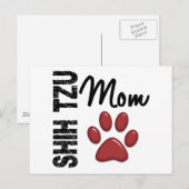 Shih Tzu Ma 2 Briefkaart (Voorkant / Achterkant)