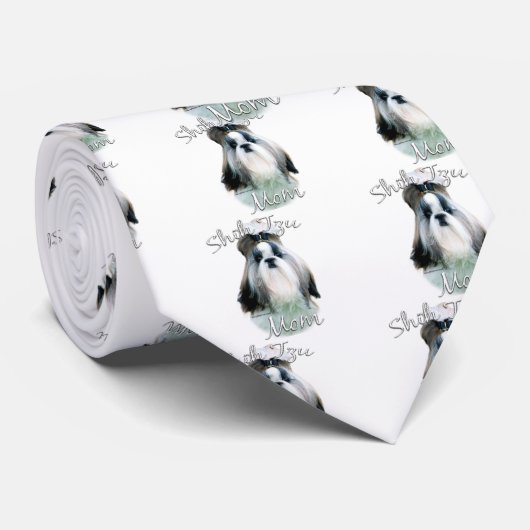 Shih Tzu Ma 2 Stropdas (Opgerold)