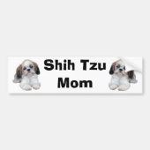 Shih Tzu Ma Bumpersticker (Voorkant)