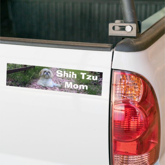 Shih Tzu Ma Bumpersticker (Op Truck)