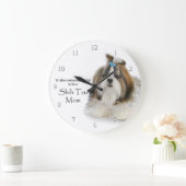 Shih Tzu Mam Clock Grote Klok (Huis)