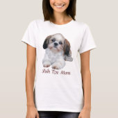 Shih Tzu Mam Dames T-Shirt (Voorkant)