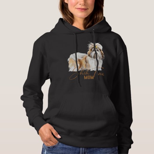 Shih Tzu Mam Hoodie (Voorkant)