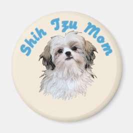 Shih Tzu Mam Magneet