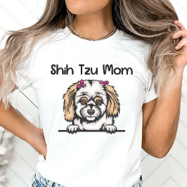 Shih Tzu Mam Shirt, Dog Mama T-shirt