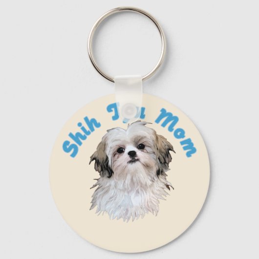 Shih Tzu Mam Sleutelhanger (Voorkant)