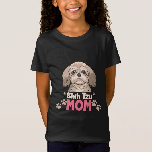 Shih Tzu Mam T-shirt (Voorkant)