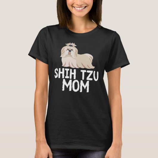 Shih Tzu Mam T-shirt (Voorkant)