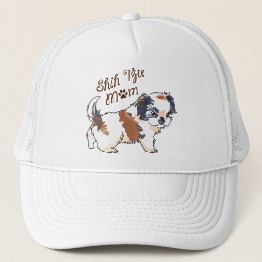 Shih Tzu Mam Trucker Pet (Voorkant)