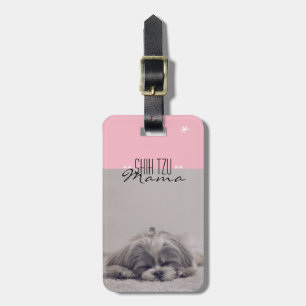 Shih Tzu Mama Bagagelabel voor Dog Moms