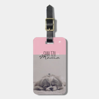 Shih Tzu Mama Bagagelabel voor Dog Moms