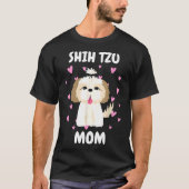 Shih Tzu Mama Mama Mama Mama Moeder39 S Dag M T-shirt (Voorkant)