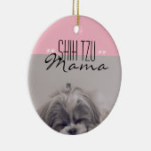Shih Tzu Mama Ornament voor Dog Moms (Rechts)