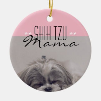 Shih Tzu Mama Ornament voor Dog Moms