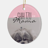 Shih Tzu Mama Ornament voor Dog Moms (Links)