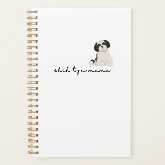 Shih Tzu Mama Planner (Voorkant)