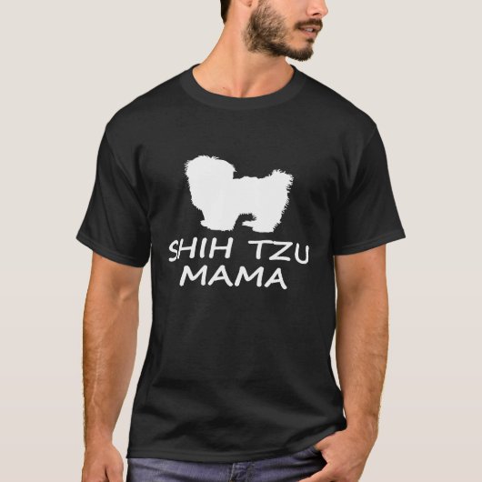 Shih Tzu Mama Shih Tzu Dog 1 T-shirt (Voorkant)