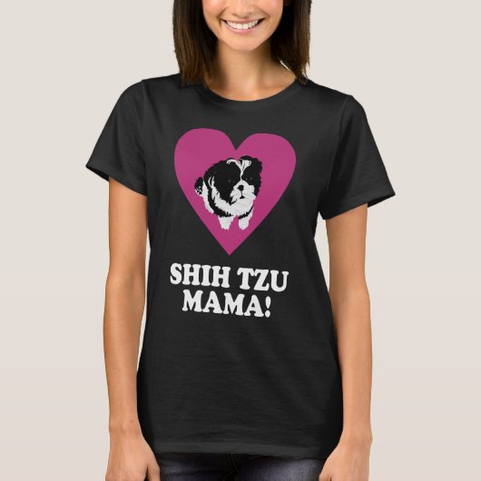 Shih Tzu Mama T-shirt (Voorkant)