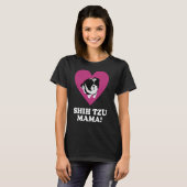 Shih Tzu Mama T-shirt (Voorkant volledig)