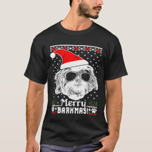 Shih Tzu Merry Barkmas kerstcadeau T-shirt