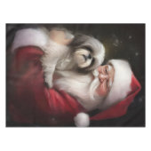 Shih Tzu met Sinterklaas Festieve Kerst Tafelkleed (Voorkant (Horizontaal))