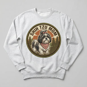 Shih Tzu Moeder Crewneck Shih Tzu Hond Moeder Cade Trui