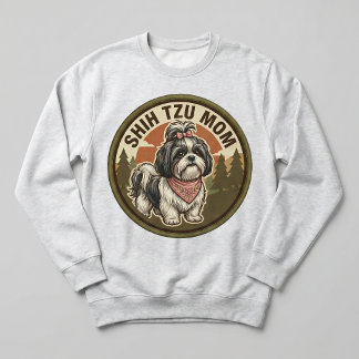 Shih Tzu Moeder Crewneck Shih Tzu Hond Moeder Cade Trui