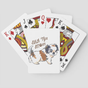 Shih Tzu Moeder Pokerkaarten