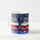 Shih tzu Mok Kerstmis (Voorkant links)