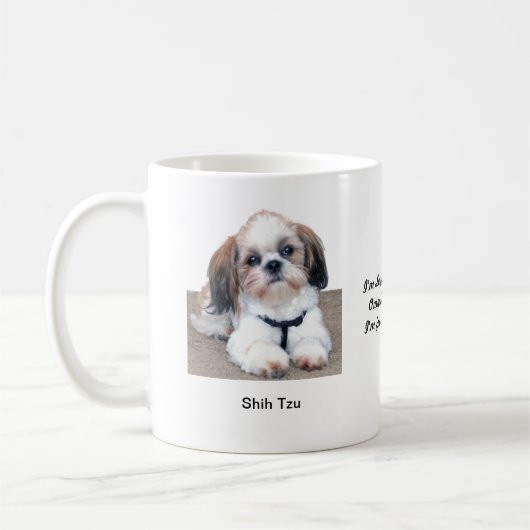 Shih Tzu-Mok - met twee afbeeldingen en een motief Koffiemok (Links)