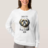 Shih Tzu Mom | HONDENLIEFHEBBERS T-shirt (Voorkant)