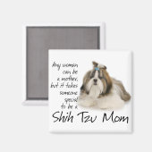 Shih Tzu Mom Magnet (Voorkant / Achterkant)