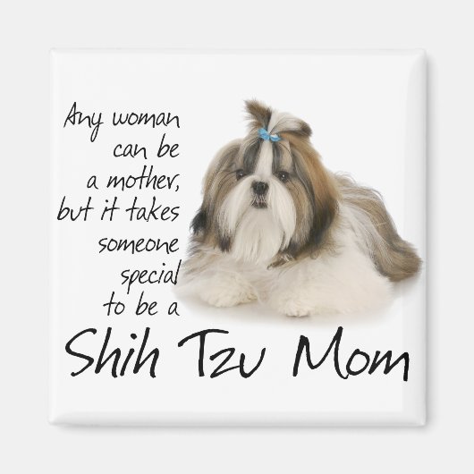 Shih Tzu Mom Magnet (Voorkant)