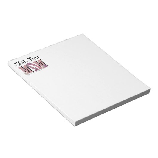 Shih Tzu MOM Notitieblok (Schuin)