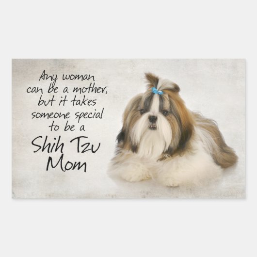 Shih Tzu Mom Stickers (Voorkant)