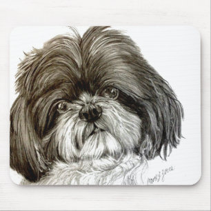 Shih Tzu mousepad met kunstwerk van Carol Zeock Muismat