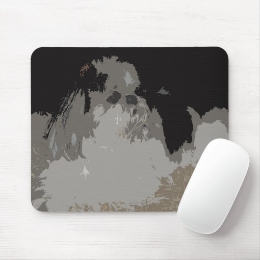 Shih Tzu Mousepad Muismat (Met muis)
