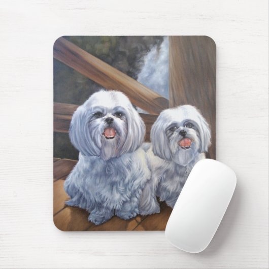 Shih Tzu Mousepad Muismat (Met muis)