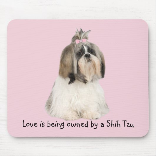 Shih Tzu Mousepad Muismat (Voorkant)