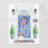 Shih tzu Moving Announcement Briefkaart (Voorkant)