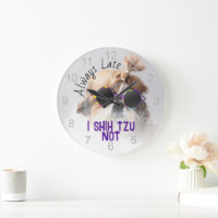 Shih Tzu niet altijd te laat cute grappige hond fo