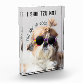 Shih Tzu Niet leuk leuke hondenliefhebbers Custom  Fotoblokken (Links)