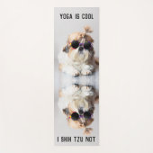 Shih Tzu Niet leuk leuke hondenliefhebbers Custom  Yogamat (Voorkant)