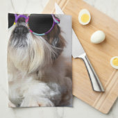 Shih Tzu Niet leuk lieve hondenliefhebbers Aangepa Theedoek (Quarter Fold)