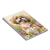 Shih Tzu Notitieboek - Schattigee hond Notitieboek (Rechterzijde)