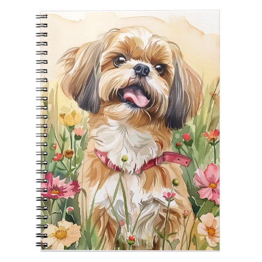 Shih Tzu Notitieboek - Schattigee hond Notitieboek (Voorkant)