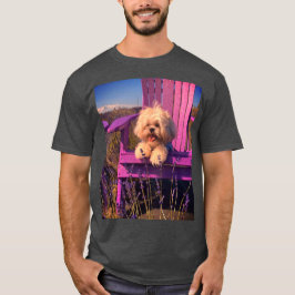 Shih Tzu Ontspannen Adirondak-stoel, Hondsdagen Zo T-shirt
