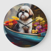 Shih Tzu op een peddel: Een Schilderachtig avontuu Grote Klok (Voorkant)