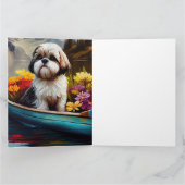 Shih Tzu op een peddel: Een Schilderachtig avontuu Kaart (Binnen)